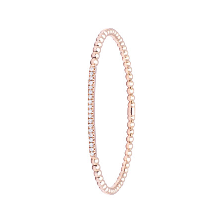 Bracelet Mix-Me flex en or rose et diamants